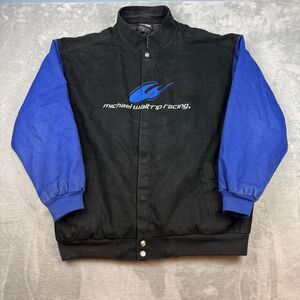 Chase-authentics Men's Black and Blue Jacket